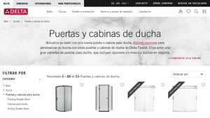 Delta Faucet - Puertas y Cabinas de Ducha