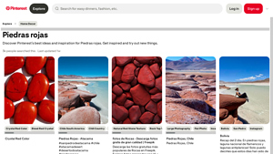 Pinterest - Piedras Rojas