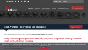 Esict - High Volume Progressive Die Stamping