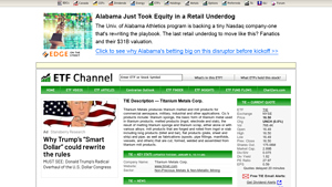 Titanium Metals Corp - Titanium Melted and Mill Products