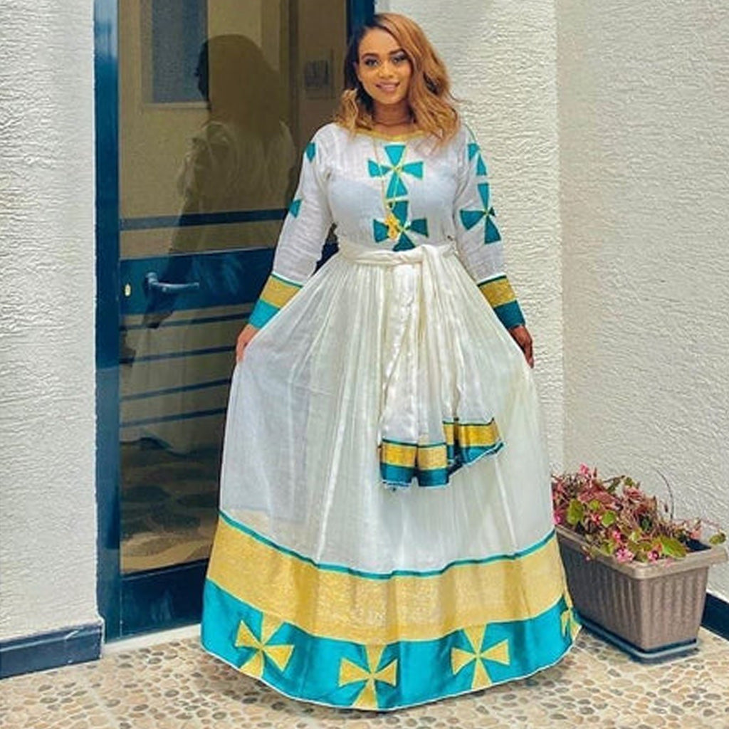 An application scenario or product detail of ethiopian dress - Image 17