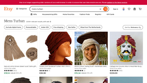 Etsy - Men's Turban Collection