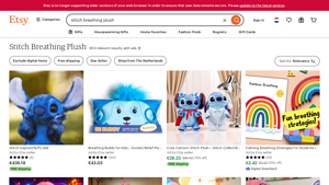 Etsy - Stitch Breathing Plush