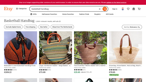 Etsy - Basketball Handbags