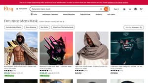 Etsy - Futuristic Men's Masks