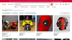 Etsy - Deadpool Car Accessories