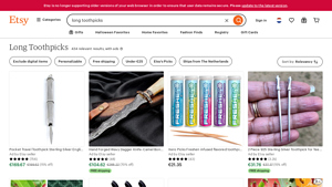 Etsy - Long Toothpicks