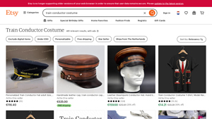 Etsy - Train Conductor Costume