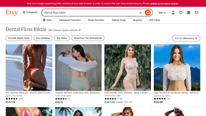 Etsy - Dental Floss Bikini