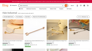 Etsy - Unique Handmade Industrial Decor