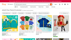 Etsy - Adult Paw Patrol Costumes