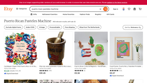 Etsy - Puerto Rican Pasteles Machine