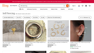 Etsy - Self Piercing Earrings
