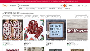 Etsy - Dr Pepper Blanket