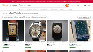Etsy - Japan Movt Watches