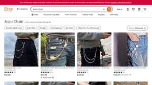 Etsy - Jeans Chain
