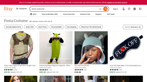 Etsy - Fiona Costume