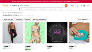 Etsy - Naked Gym Wear