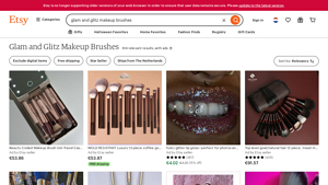 Etsy - Glam and Glitz Makeup Brushes