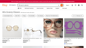 Etsy - 80s Granny Glasses