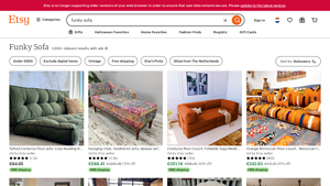 Etsy - Funky Sofas