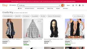Etsy - Cruella Wigs