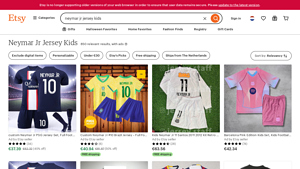 Etsy - Neymar Jr. Jersey Kids