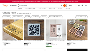 Etsy - Custom QR Code Patches