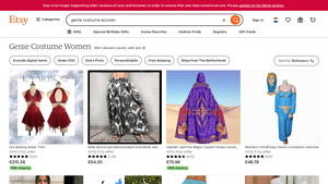 Etsy - Genie Costumes