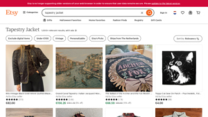 Etsy - Tapestry Jackets