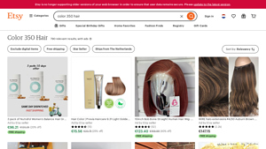 Etsy - Color 350 Hair Products