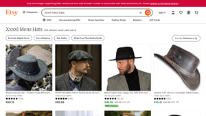 Etsy - XXXXL Mens Hats Collection