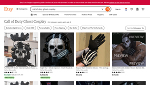 Etsy - Call of Duty Ghost Full Mask