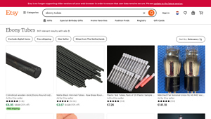 Etsy - Ebony Tubes Collection