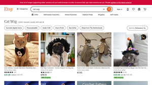 Etsy - Cat Wigs