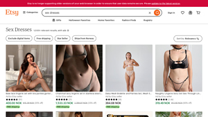 Etsy - Unique Sex Dresses