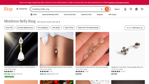 LaTashaBridal - Mistletoe Belly Ring