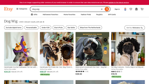 Etsy - Dog Wigs