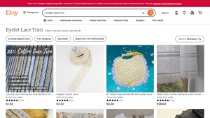 Etsy - Eyelet Lace Trim