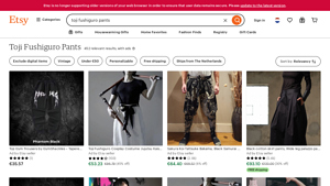 Etsy - Toji Fushiguro Pants