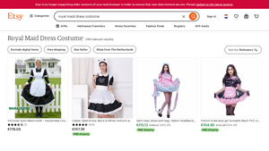 Etsy - Royal Maid Dress Costumes