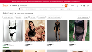 Etsy - Asian Lingerie Collection