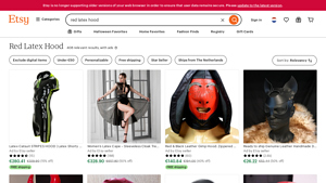 Etsy - Red Latex Hoods