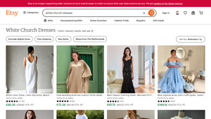 Etsy - White Church Dresses