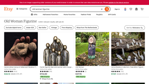 Etsy - Old Woman Figurines