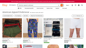 Etsy - American Apparel Underwear