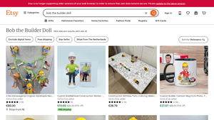 Etsy - Bob the Builder Dolls