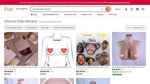 Etsy - Silicone Fake Breasts