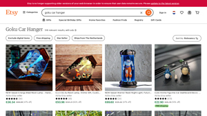 Etsy - Goku Car Hanger