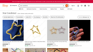Etsy - Star Carabiners